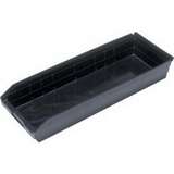 4in Economy Shelf Bin 23-5/8in x 8-3/8in x 4in, Black Conductive, 6 per Case redirect to product page